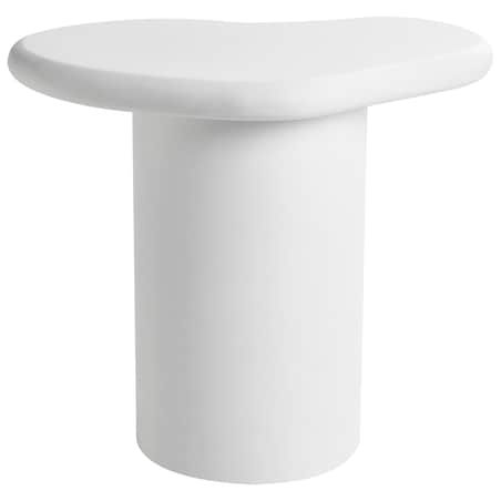 Stolik pomocniczy ARSOLI 43 cm 58 cm Złamana biel
