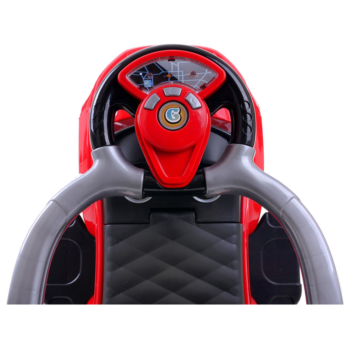 Jeździk FUNFIT KIDS czerwony samochodzik dla dzieci pchacz 3w1 do 27 kg