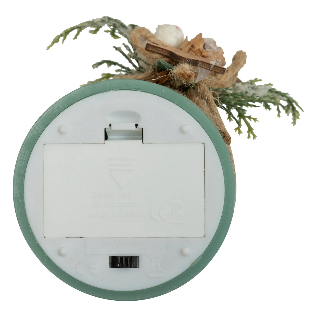 Ozdobna świeca parafinowa LED, 10 cm