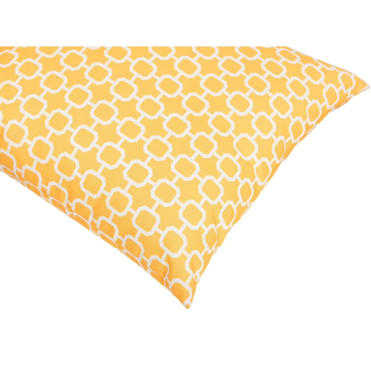 Zestaw 2 poduszek ogrodowych ASTAKOS Wzór geometryczny 40 x 40 cm Żółty