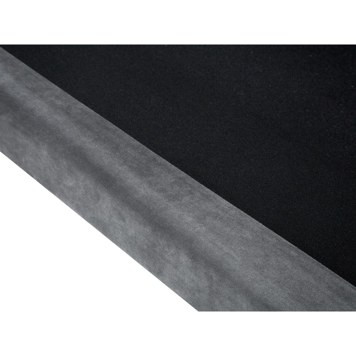 Sofa 3-osobowa welurowa ciemnoszara LOKKA