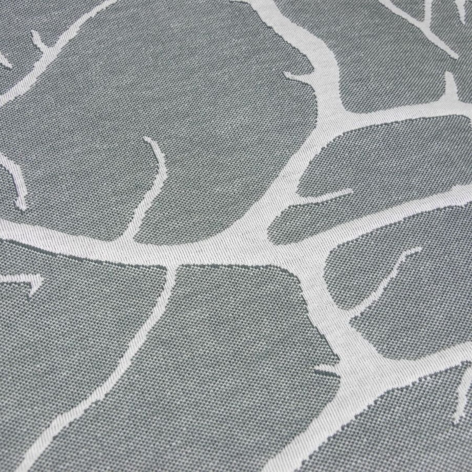 Poszewka na poduszkę 40x40 szara wzór