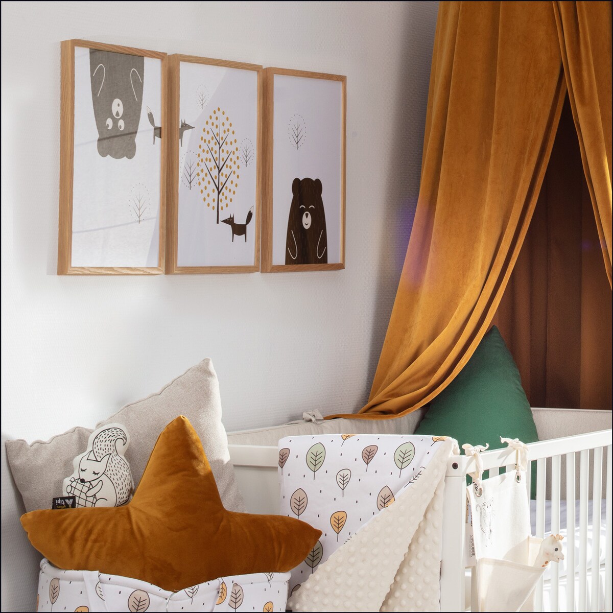 Obrazek Scandi Forest fox 30x40cm, 30x40cm