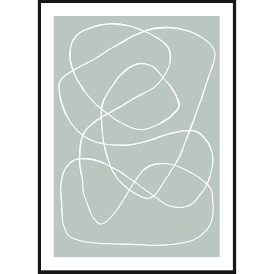 Poster Story, Plakat, Obraz - Biała Linia, wymiary 60 x 84 cm