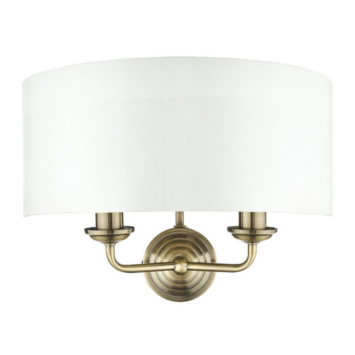 Oprawa ścienna Sorrento LA3727850-Q Laura Ashley do sypialni biała nikiel