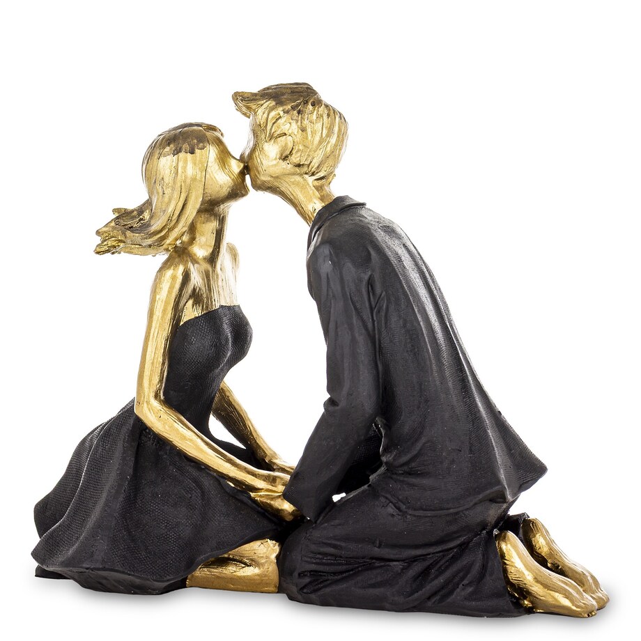 Figurki - para całujących się młodych 16x20x9 cm BACIO
