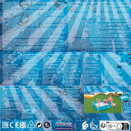 Bestway Basen My First Frame, 122 x 122 x 30,5 cm