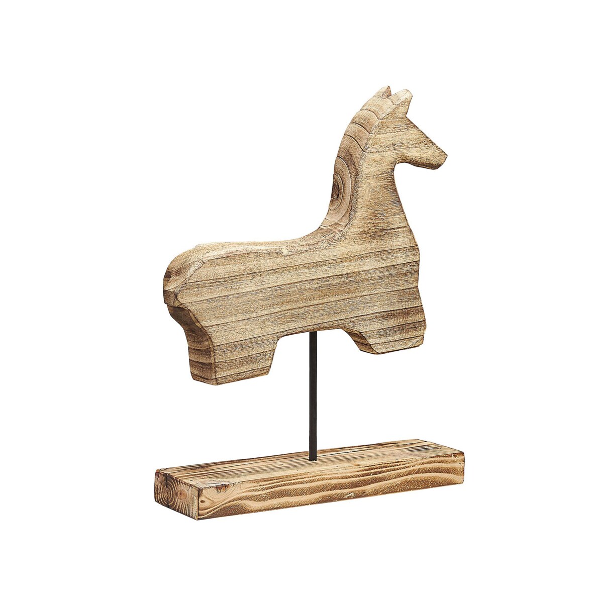 Figurka koń jasne drewno COLIMA