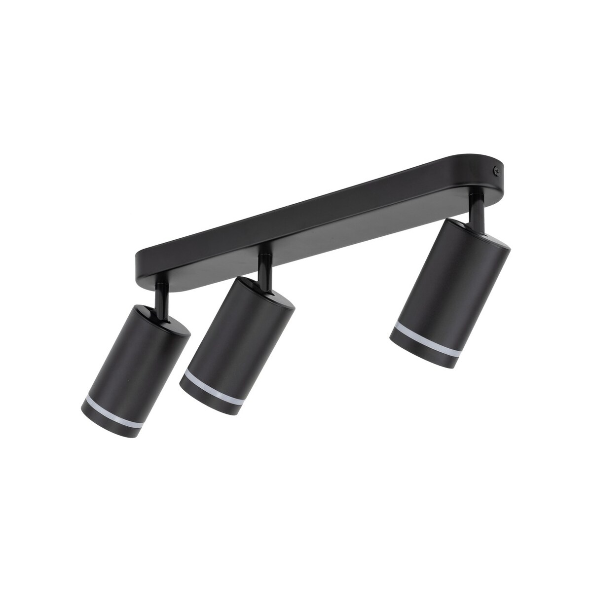 Lampa sufitowa reflektor JET BLACK 6914 TK Lighting czarna listwa 3xGU10 regulowane spoty LED do salonu kuchni
