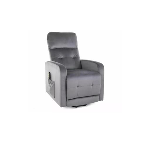 Fotel rozkładany OTUS II VELVET szary