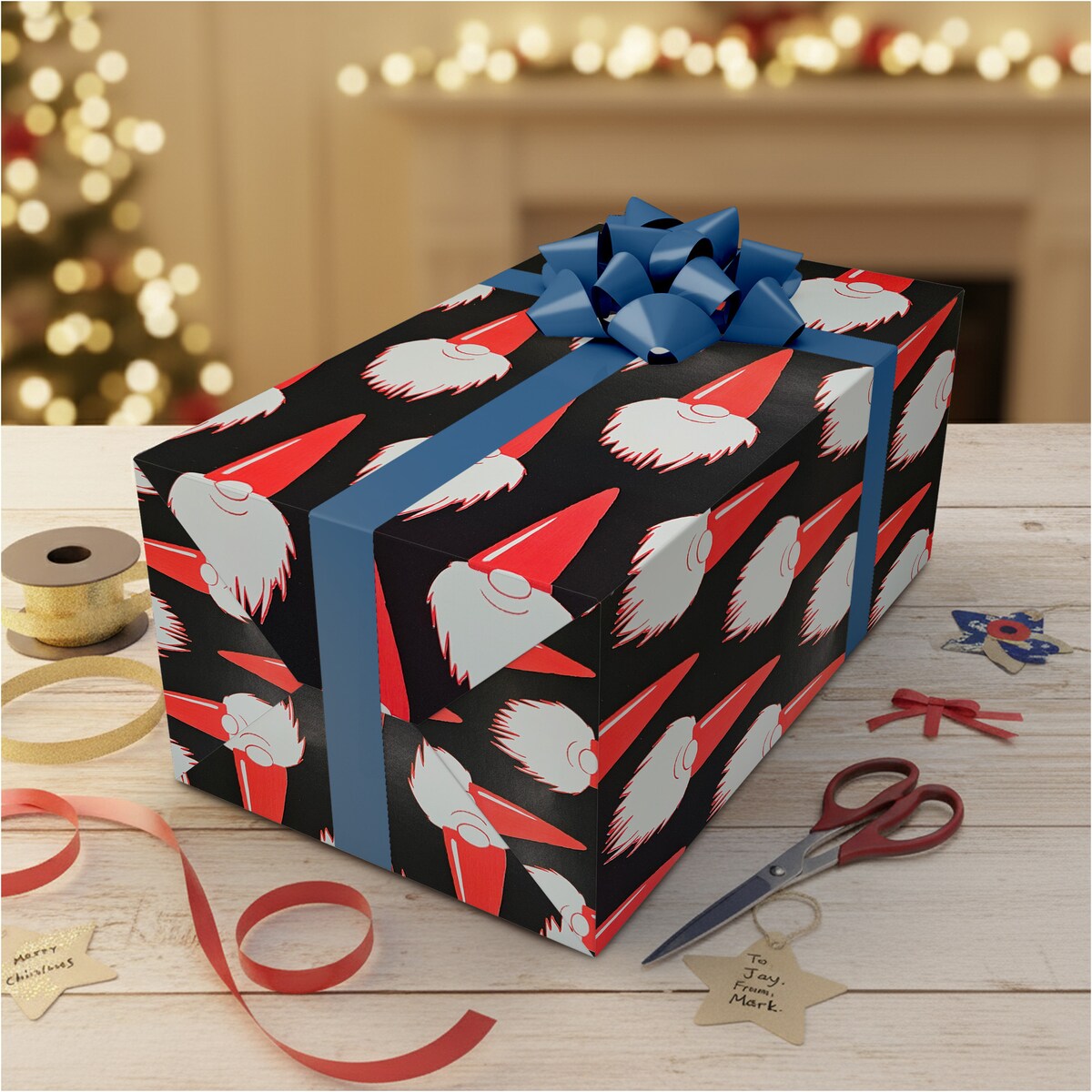 Papier Prezentowy Do Pakowania Prezentów 20 m MEGAROLKA Świąteczny Do Paczek Boże Narodzenie Ozdobny
