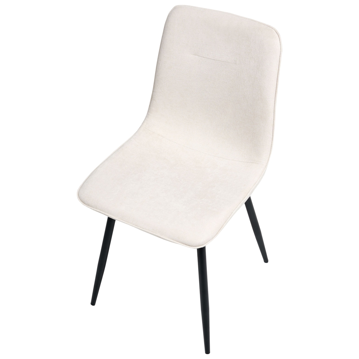 Zestaw 4 krzeseł do jadalni TUSCOLA Jasnobeżowy