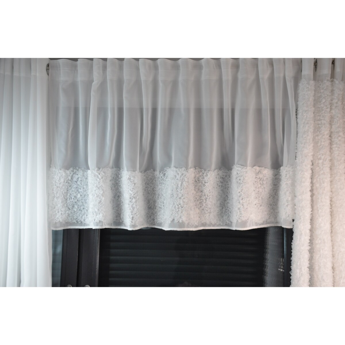 firana "lumiere 3D" z aplikacją 3d 200x70 | biała