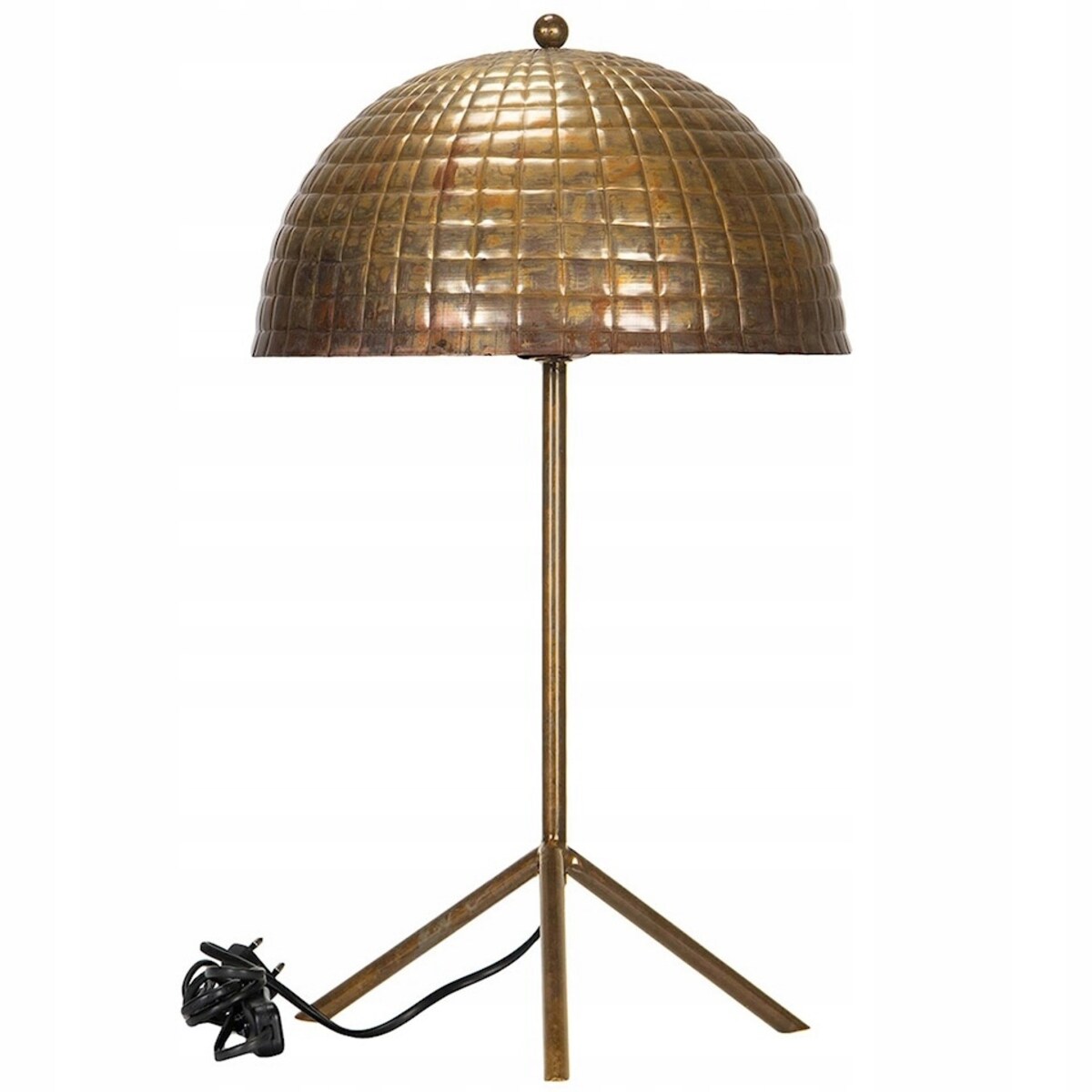 LAMPA STOŁOWA BIURKOWA NOCNA ZŁOTA LOFT BOHO E27 DEKORACJA OZDOBA DO DOMU