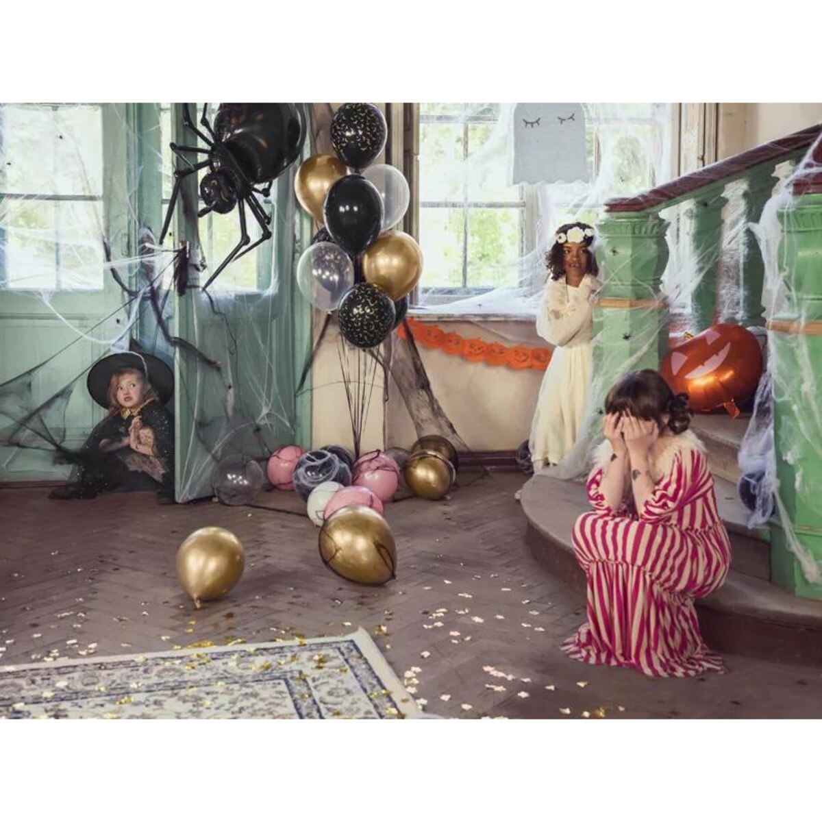 Pajęczyna Halloween, czarny, 60g