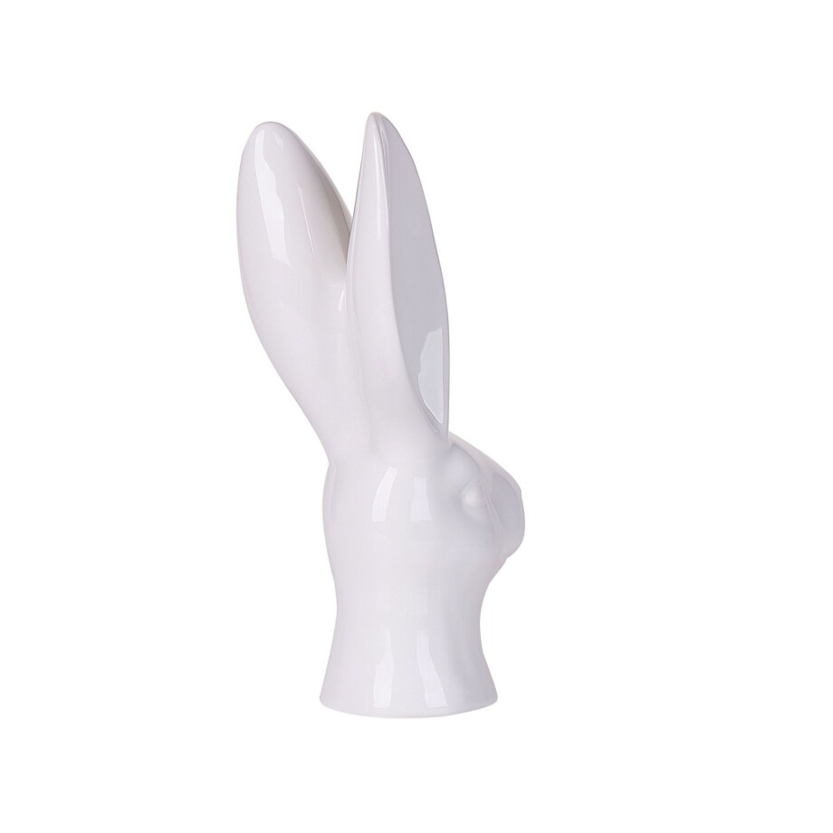 Figurka głowa królika biała GUERANDE