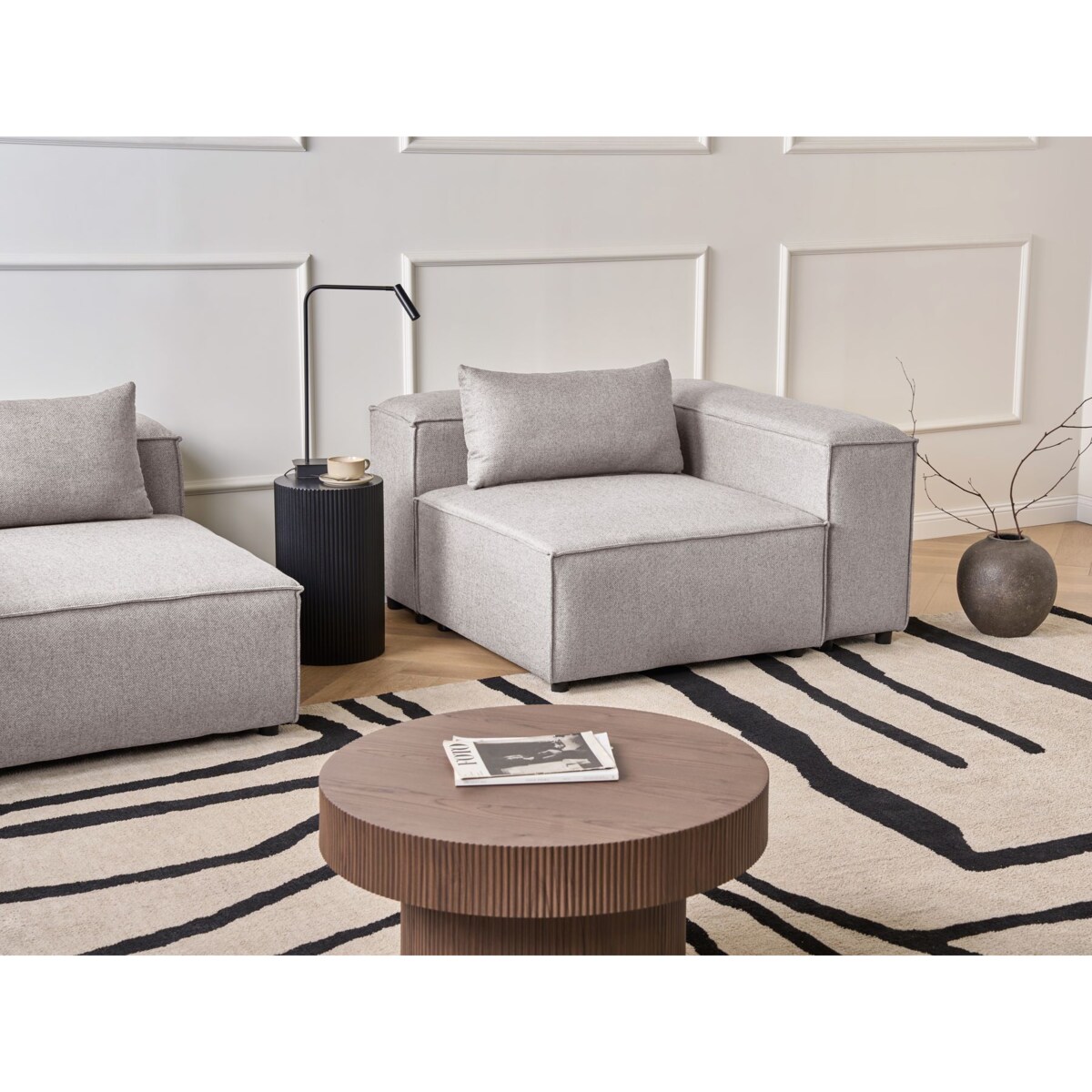 Moduł narożny BRANDE  Jasnobrązowy Symetryczny