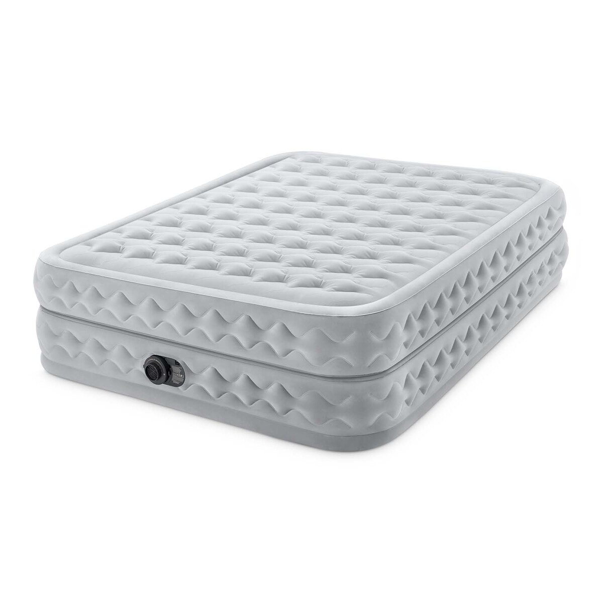 Materac dmuchany welurowy Intex 64490ND dwuosobowy z pompką 203x152x51 cm