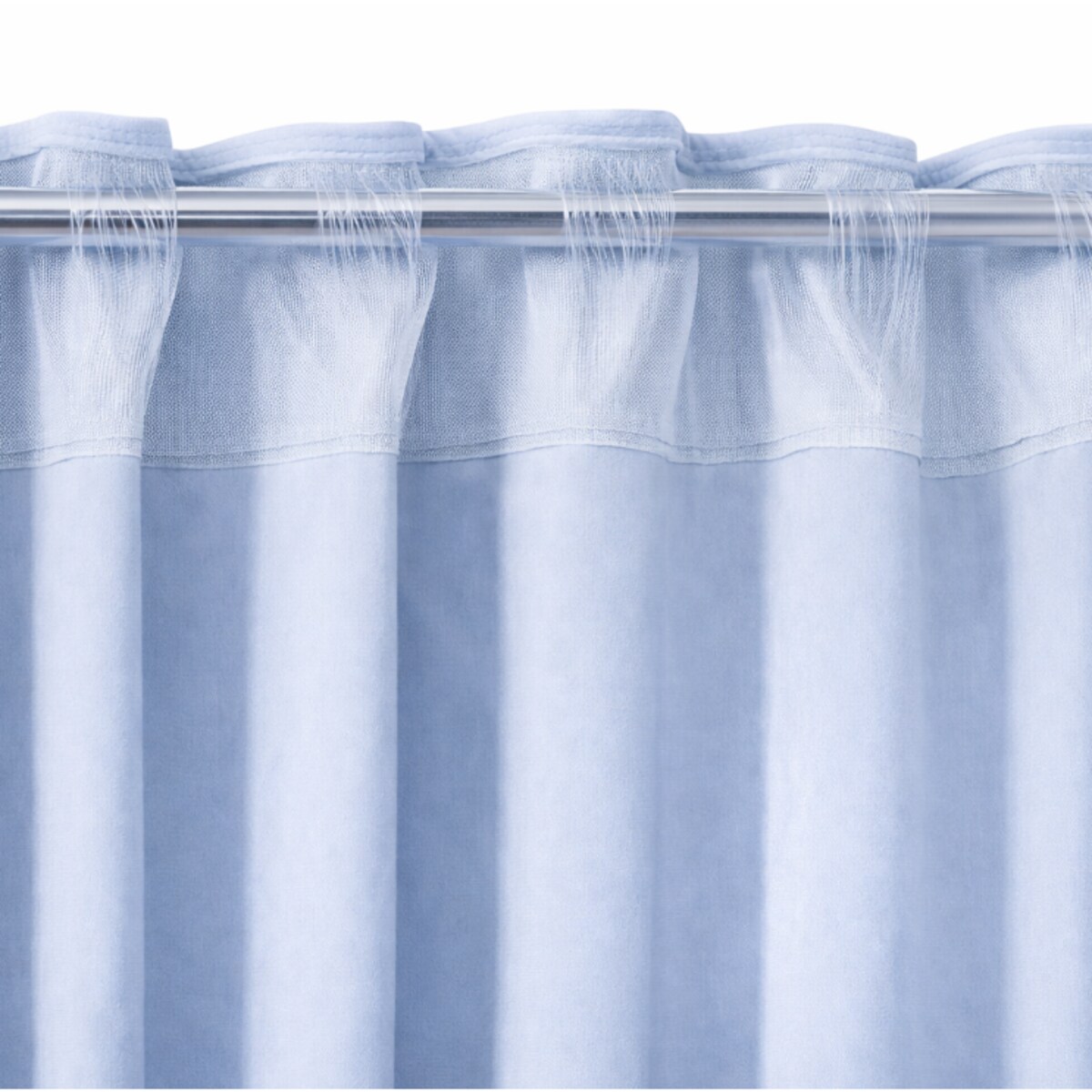 Zasłona welurowa Werona w kolorze baby blue 250 cm