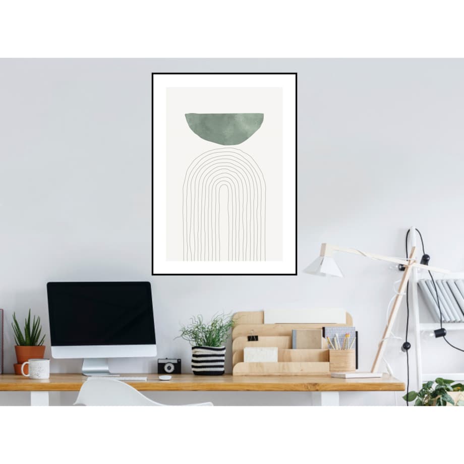 Poster Story, Plakat, Obraz - Zielony Łuk No2, wymiary 50 x 70 cm