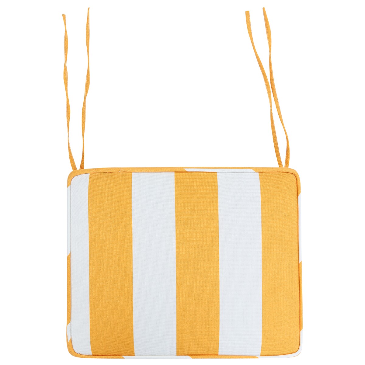 Zestaw 6 poduszek na krzesło ogrodowe TOLVE 39 x 31 cm Żółty
