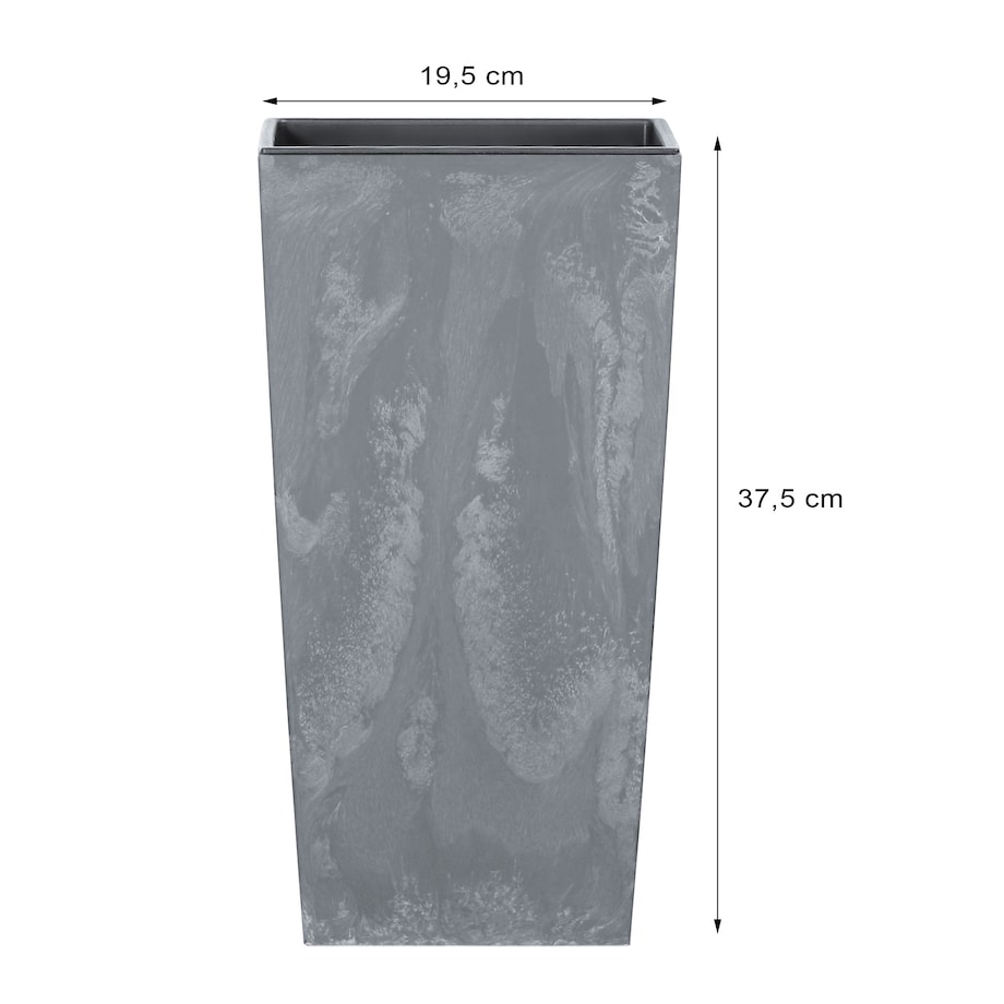 Doniczka Donica Ogrodowa Beton Efekt Duża Kwadrat 37,5 cm