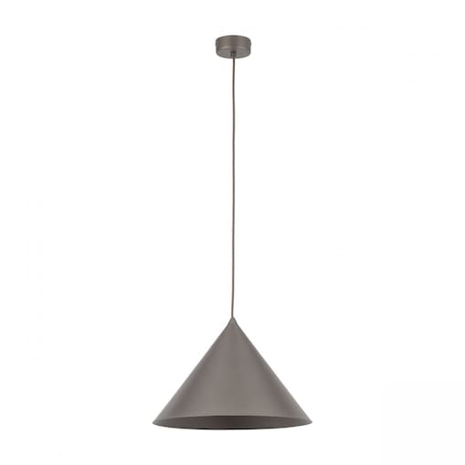 Nowoczesna lampa wisząca TK Lighting CONO L New Brown 33,5 cm E27 brązowa 11377