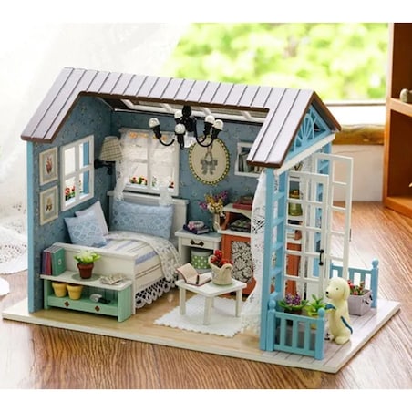 Miniaturowy domek - Leśniczówka w Bieszczadach