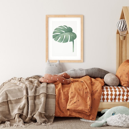 Plakat dla dzieci Monstera 40x50