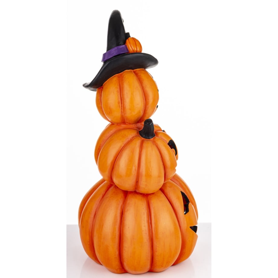 Dekoracja Halloween 56,5x27x27 cm LED- WESOŁE DYNIE