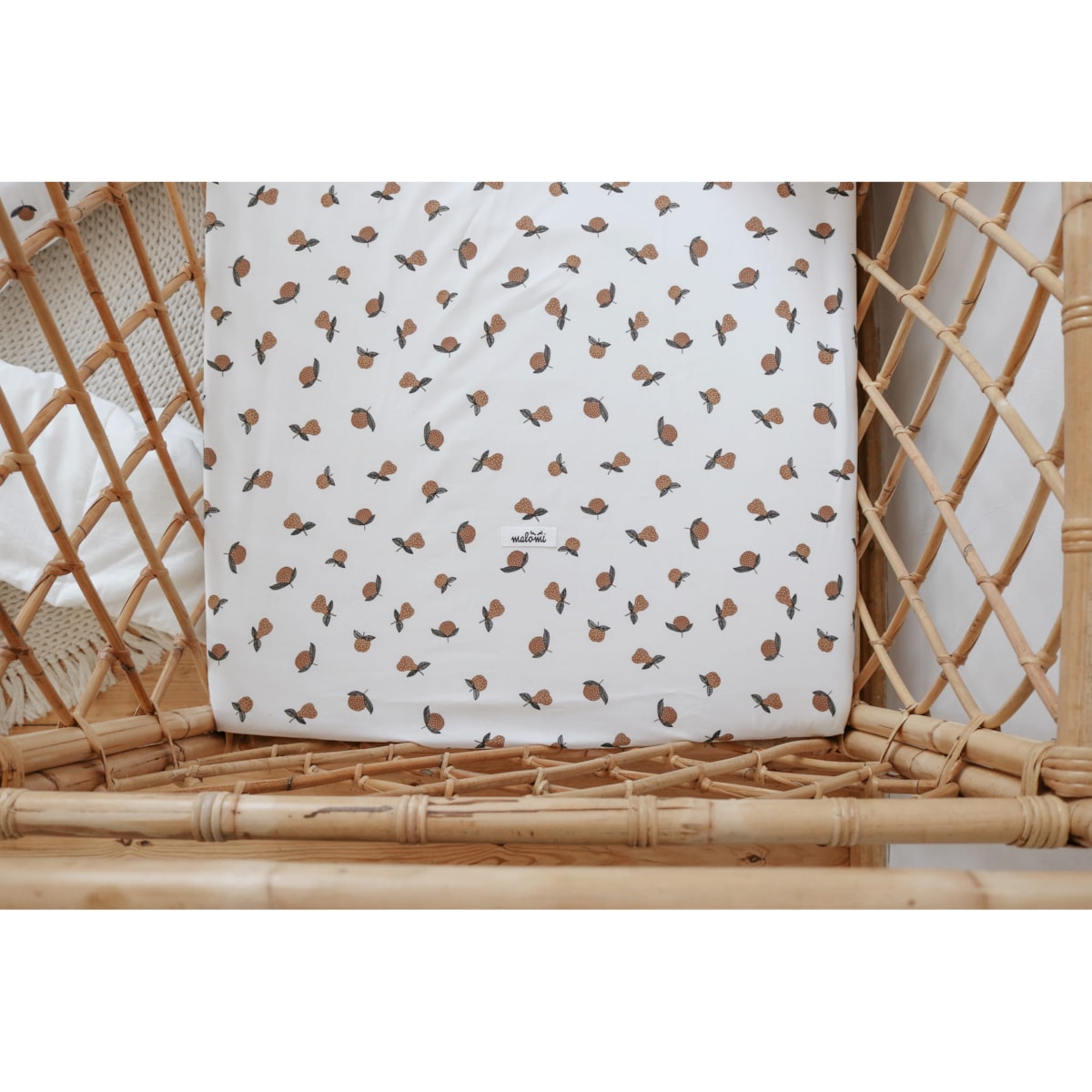 Prześcieradło bawełniane garden fruits - L