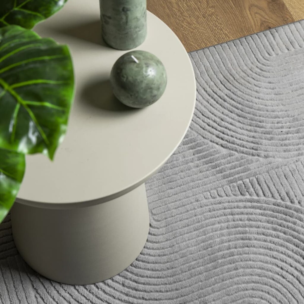 vidaXL Dywan IZA z krótkim włosiem, szary, 120x170 cm