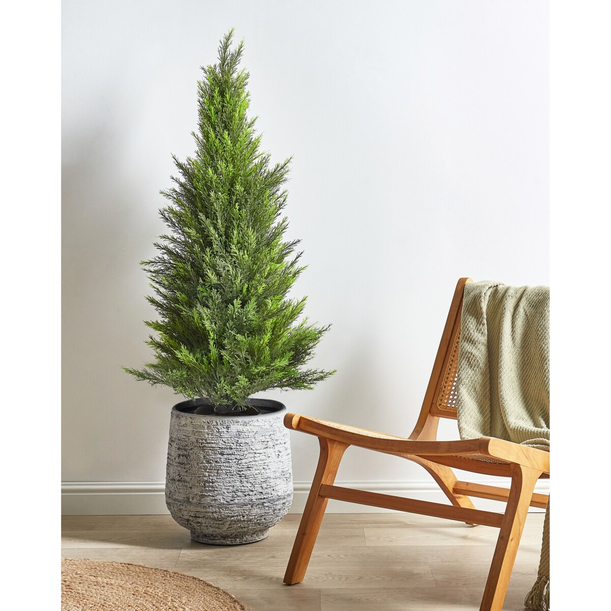 Sztuczna roślina CEDAR TREE 120 cm Zielony