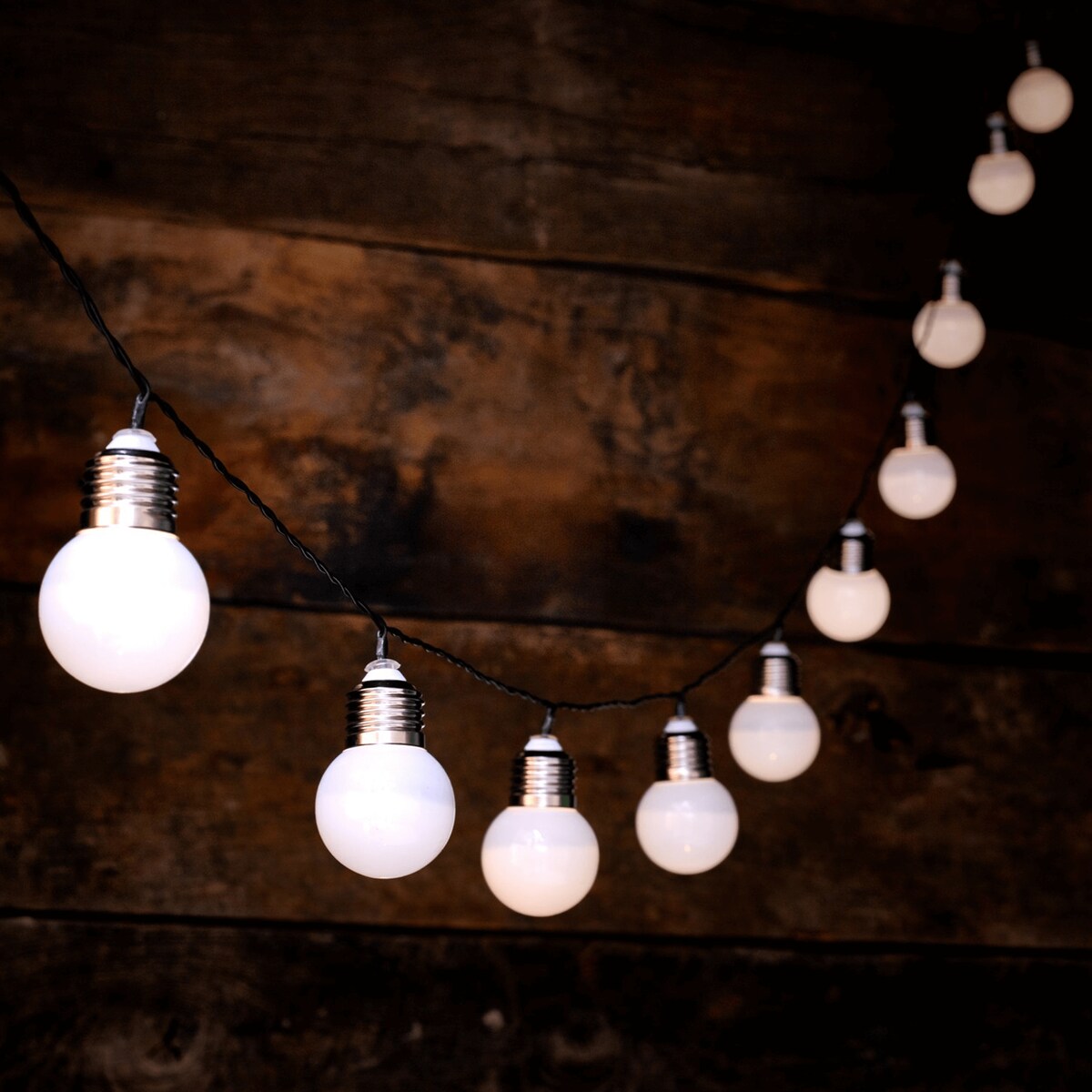 Świetlna ozdoba czujnik zmierzchu 10 LED 3,8m barwa ciepła