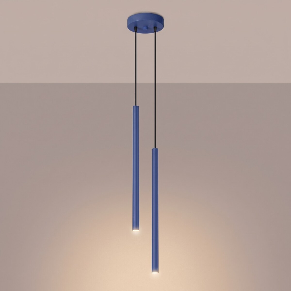 Lampa wisząca PASTELO 2 ultramaryna