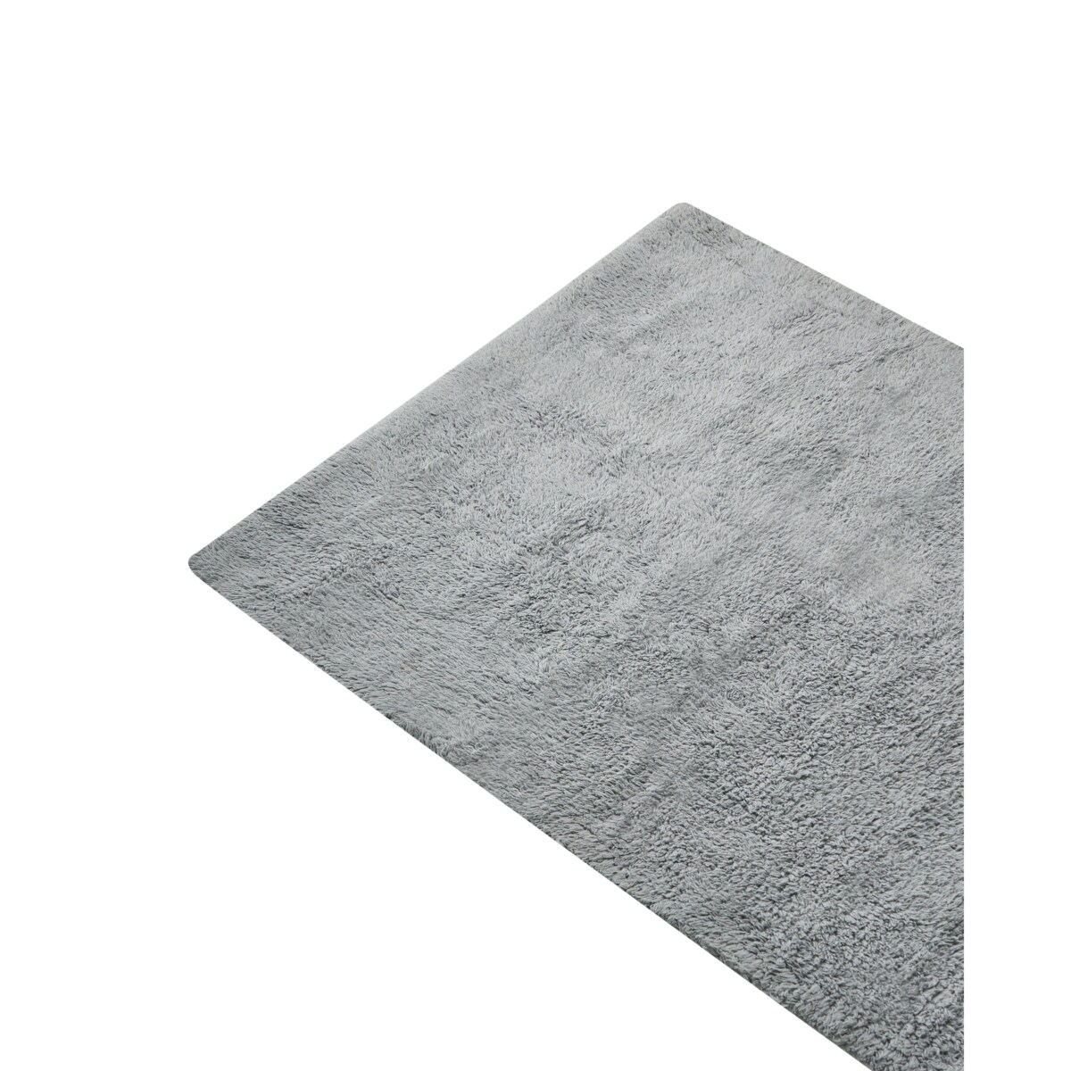 Dywanik łazienkowy GOELA Szary 60 x 90 cm Bawełna