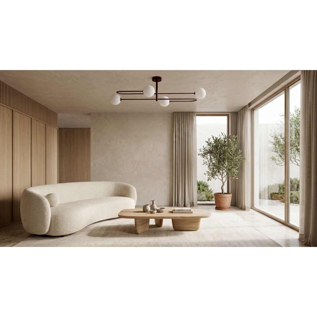 Lampa sufitowa K-6021 z serii BALU