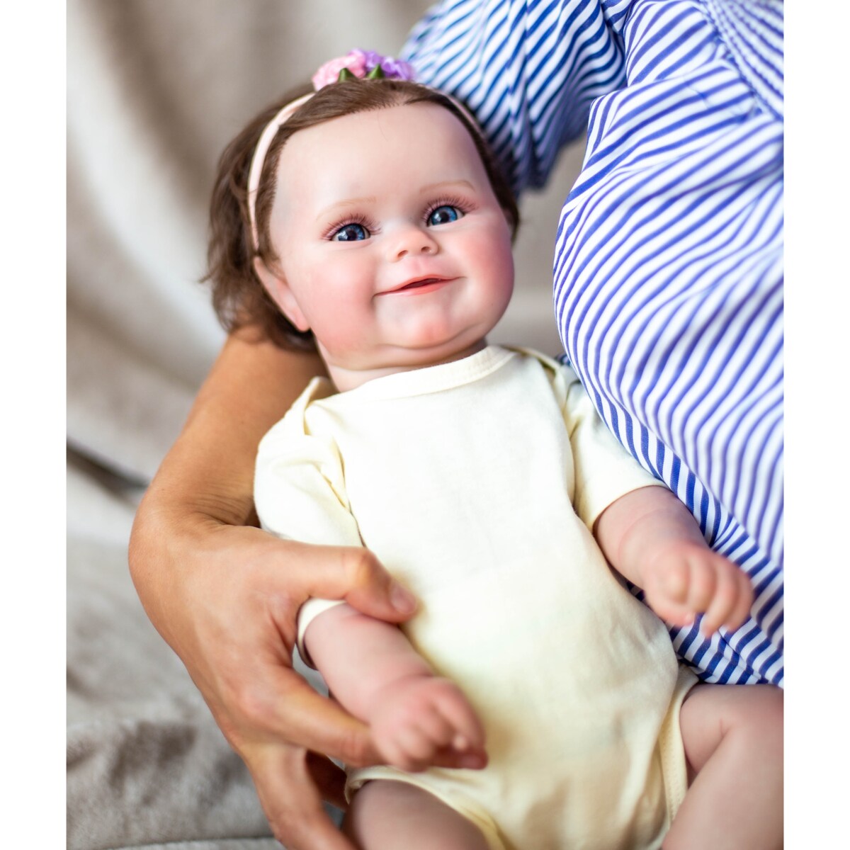 Duża Lalka jak prawdziwe dziecko Reborn Lalki Hiszpańskie z akcesoriami