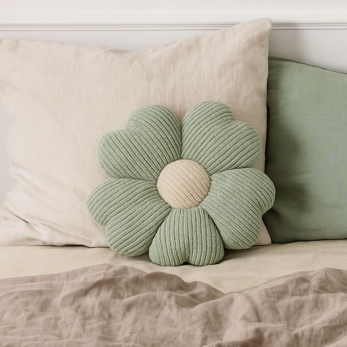 Poduszka kwiatek MAVA, Ø 38 cm