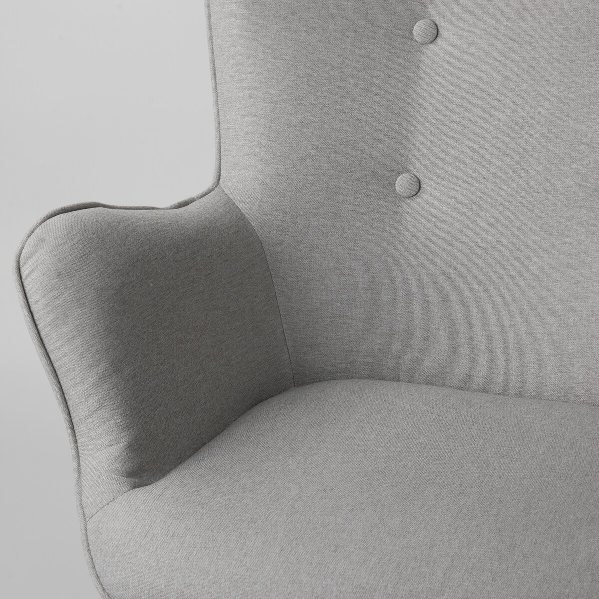 Fotel USZAK z podnóżkiem i poduszką Sofotel szary