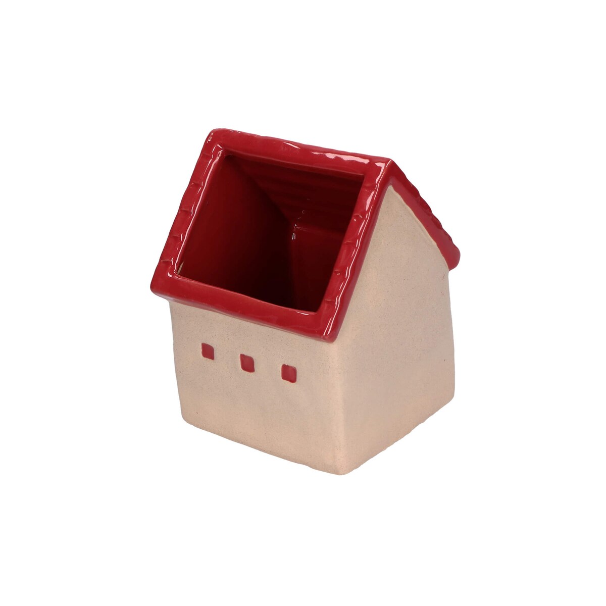 Zestaw 2 osłonek na doniczkę w kształcie domku Dicasa