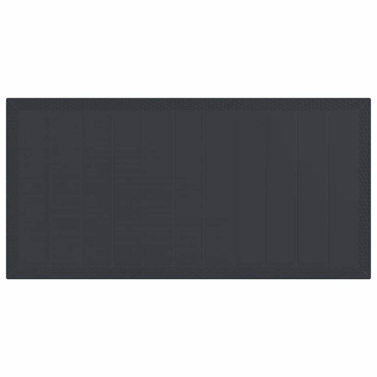 vidaXL Zestaw do jadalni w ogrodzie 7 pcs Antracyt Rattan Polt