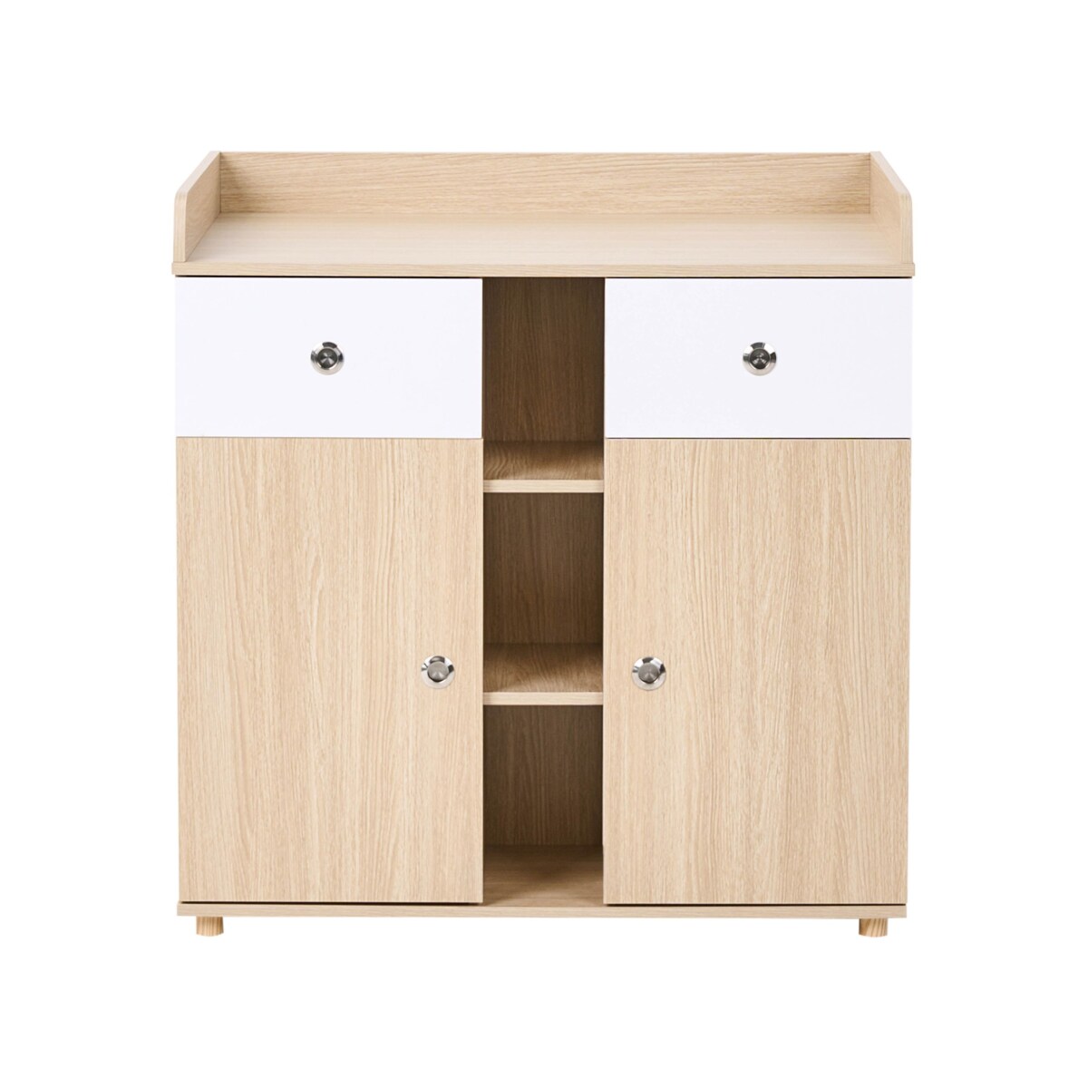 Komoda z przewijakiem DELISLE Jasnobrązowy