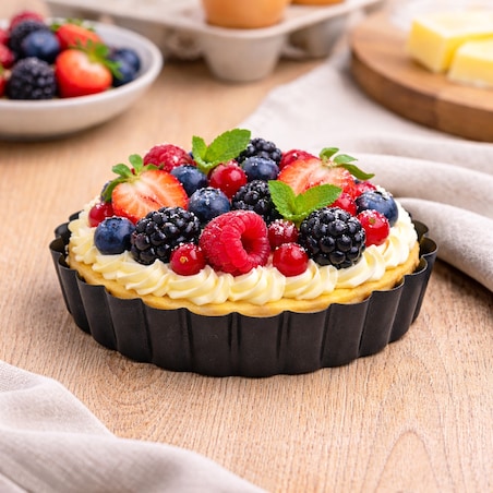Forma do pieczenia tarty 12cm z wyjmowanym dnem KAMILLE