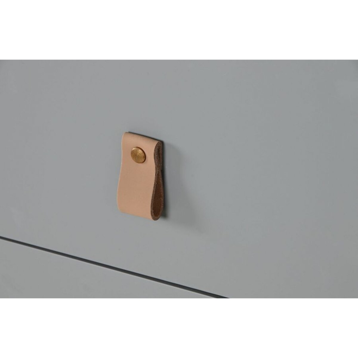 Komoda 75x40x120 cm szara SKONE