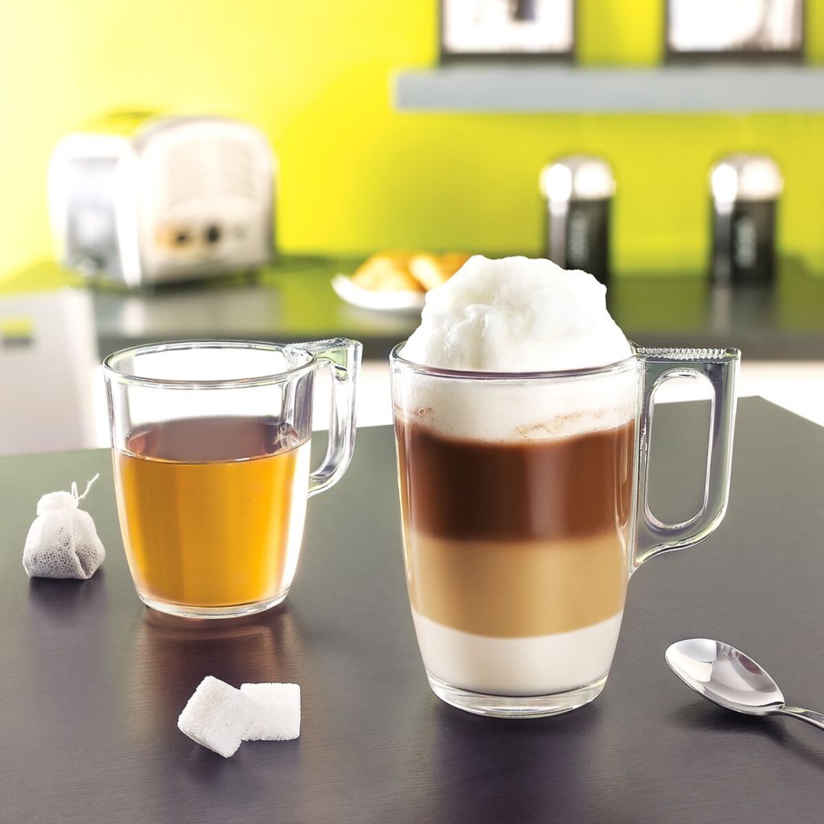 KOMPLET SZKLANKI 6x 320 ml na kawę LUMINARC nuevo