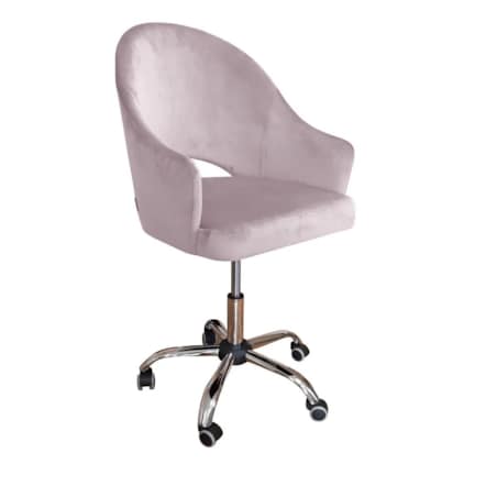 Fotel JENISEJ VELVET jasno różowy