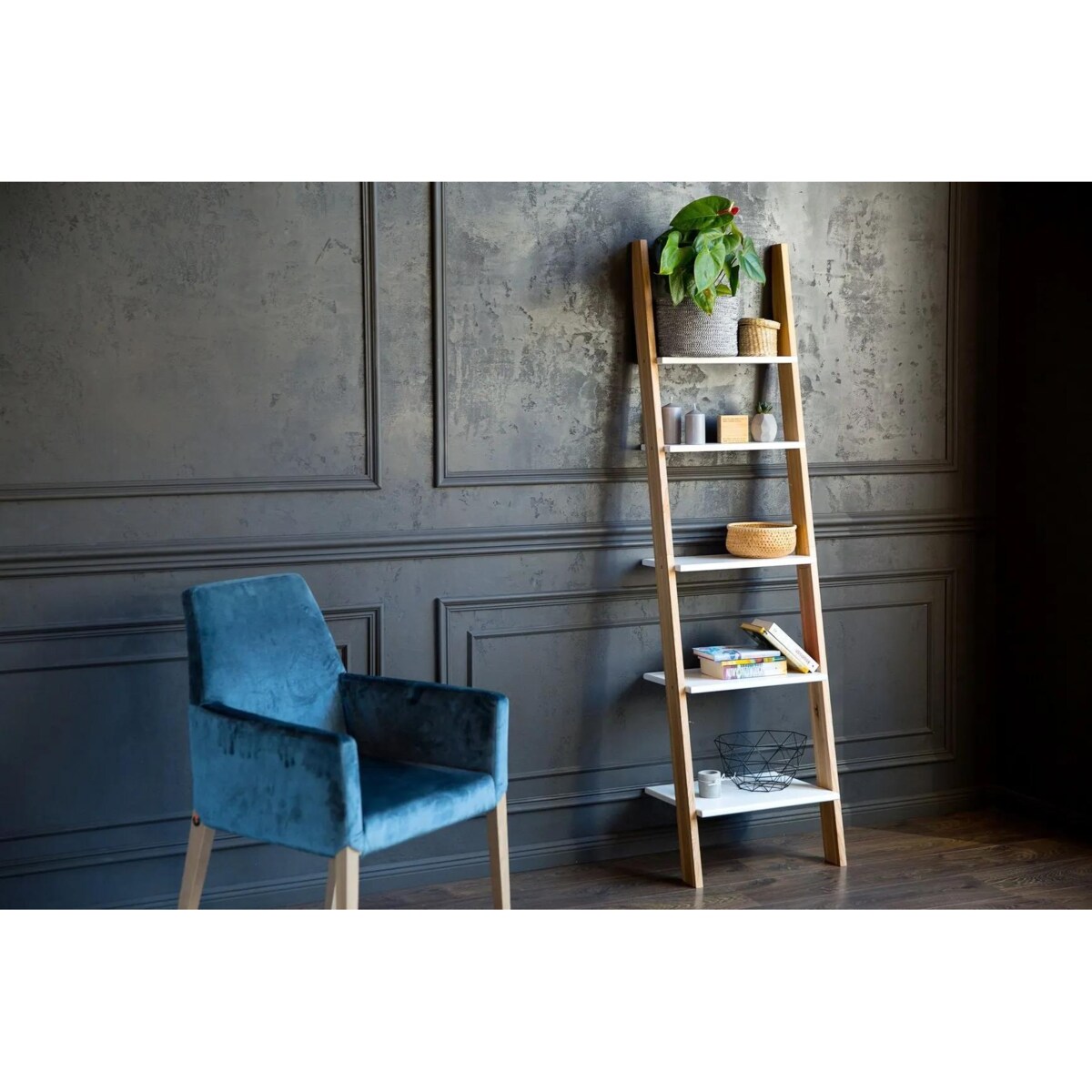 Regał ASHME 45 biały