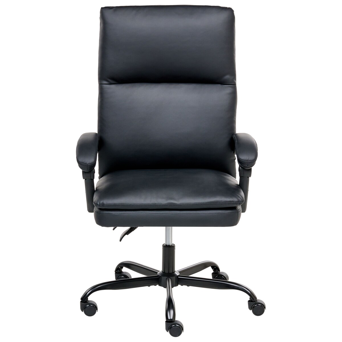 Fotel biurowy SERENE Ekoskóra Czarny