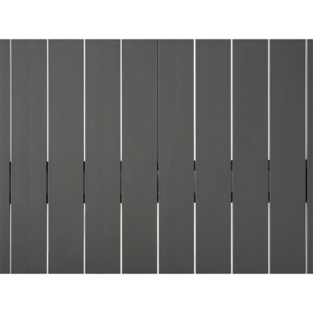 Stół ogrodowy CASCAIS 200 cm 105 cm Metal Szary